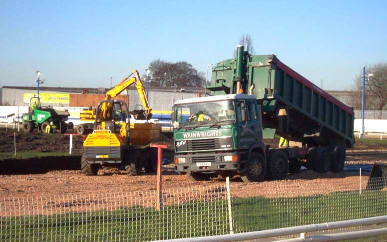 Tipper Trucks move in