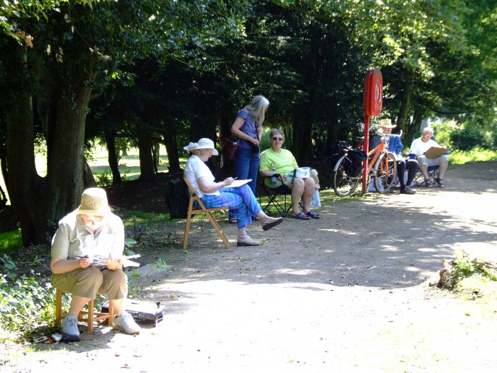 Artists in Grove Park