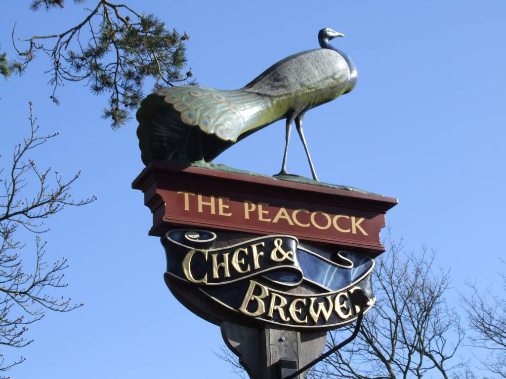 The Peacock Sign